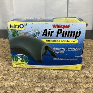 Tetra Whisper Aquarium Air Pump for 10 to 30 Gallon Aquariums NEW OPEN BOX